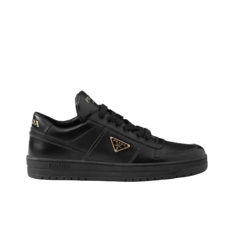 PRADA Prada Downtown Low Top Skateboard Shoes Women's Black-1
