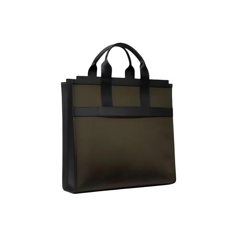 MICHAEL KORS Kent Fabric Artificial Leather Tote Bag Shopping Bag Shoulder Bag Crossbody Bag Handbag Men's Olive Green-2