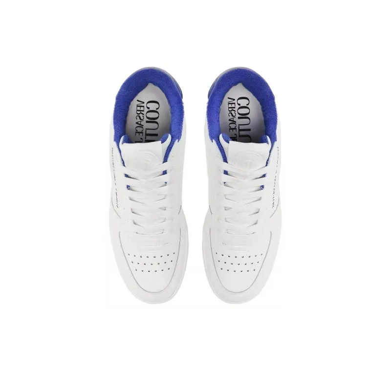 VERSACE JEANS Stylish Skateboarding Shoes Men's White-3
