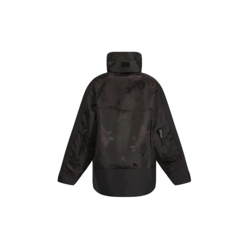 PRADA Patterned Jacquard High Neck Padded Jacket-1