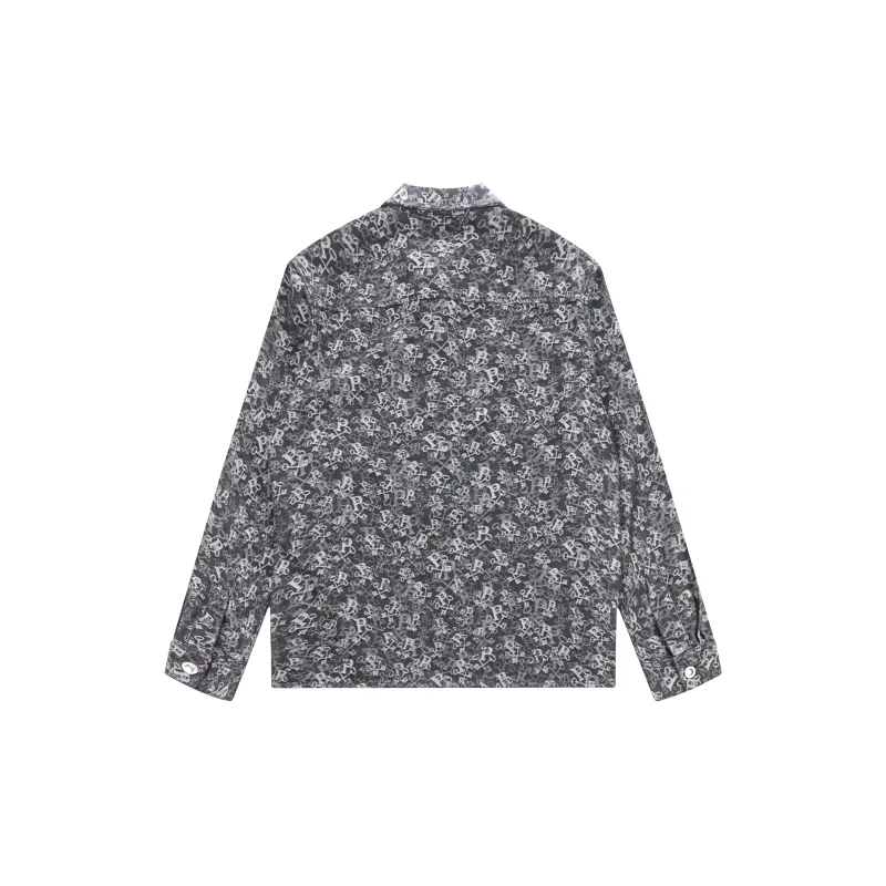 PP.GOLDEN Denim Jacket Men's Black-1