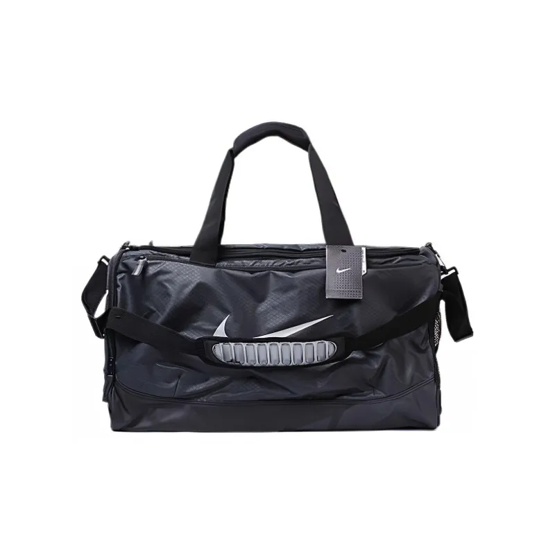 Nike Fabric Backpack Bucket Bag One Shoulder Gym Bag Large Size Unisex Black-0