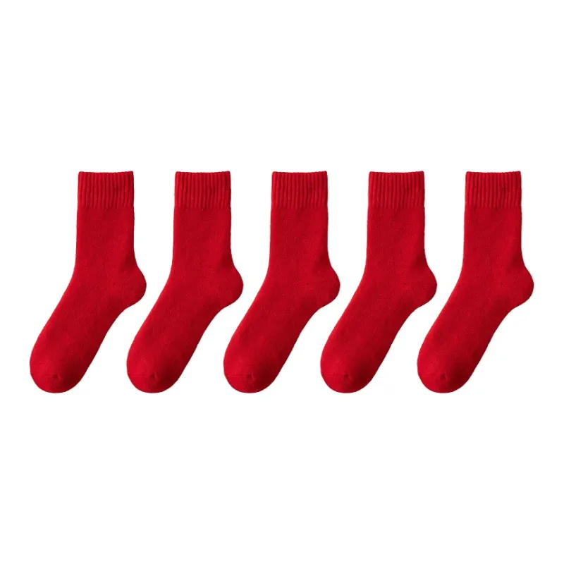 MIIOW Mid Calf Socks Unisex Combo Set-5