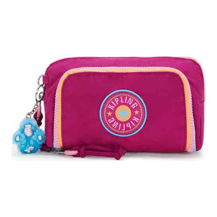 Kipling Nylon Clutch Small Size Unisex Multicolor-6