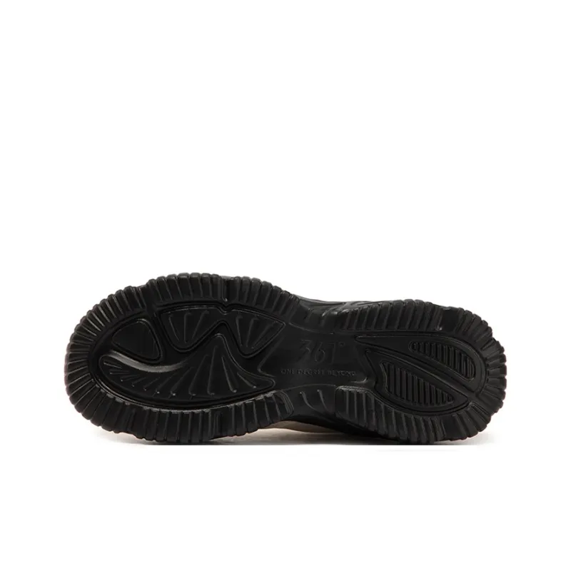 361° Croissant Slip Resistant, Abrasion Resistant, Thermal Low Top Casual Shoes Women's Beige Black-4