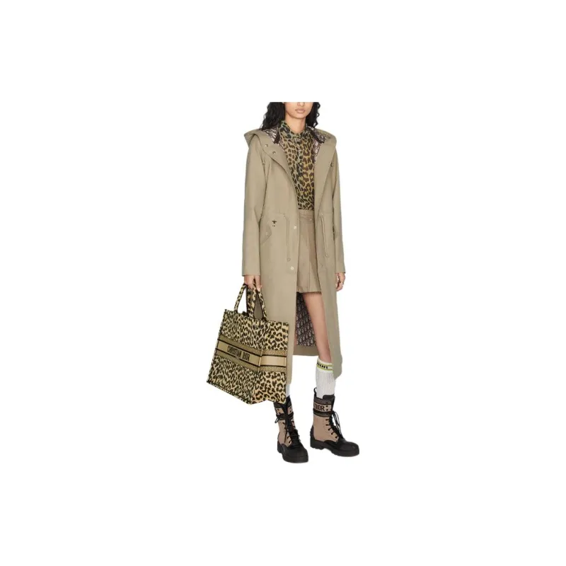 DIOR Shirt Women's Beige Leopard Print-2