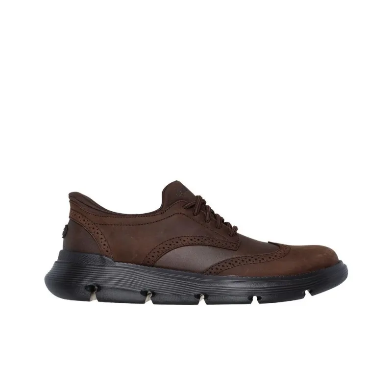 Skechers Slip Ins Anti Slip Wear Resistant Low Top Casual Shoes Men's Cocoa Brown-1