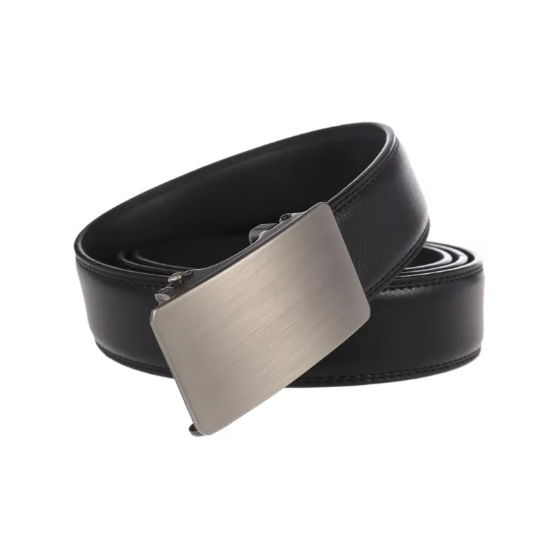Yalu Preferred Cow Split Leather Belts Men's Width 3.5cm-2