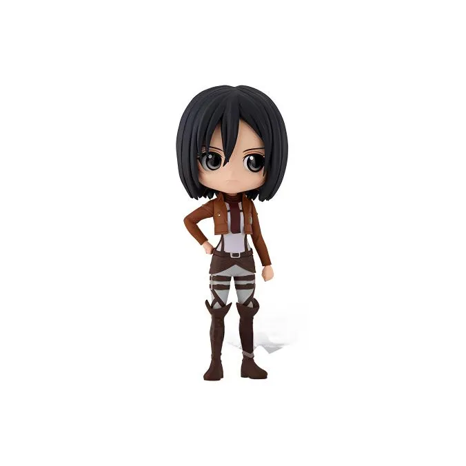 BANPRESTO Glass Factory Attack On Titan Q Posket Mikasa Ackerman Model B Bonus Gifts-0