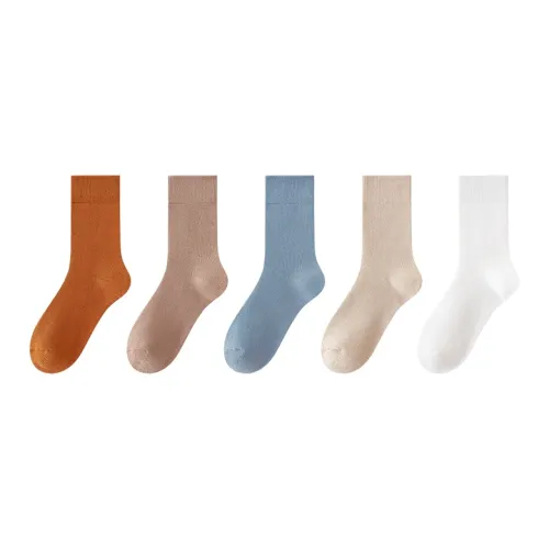 Top Melon Mid Calf Socks Men's 5 Pack