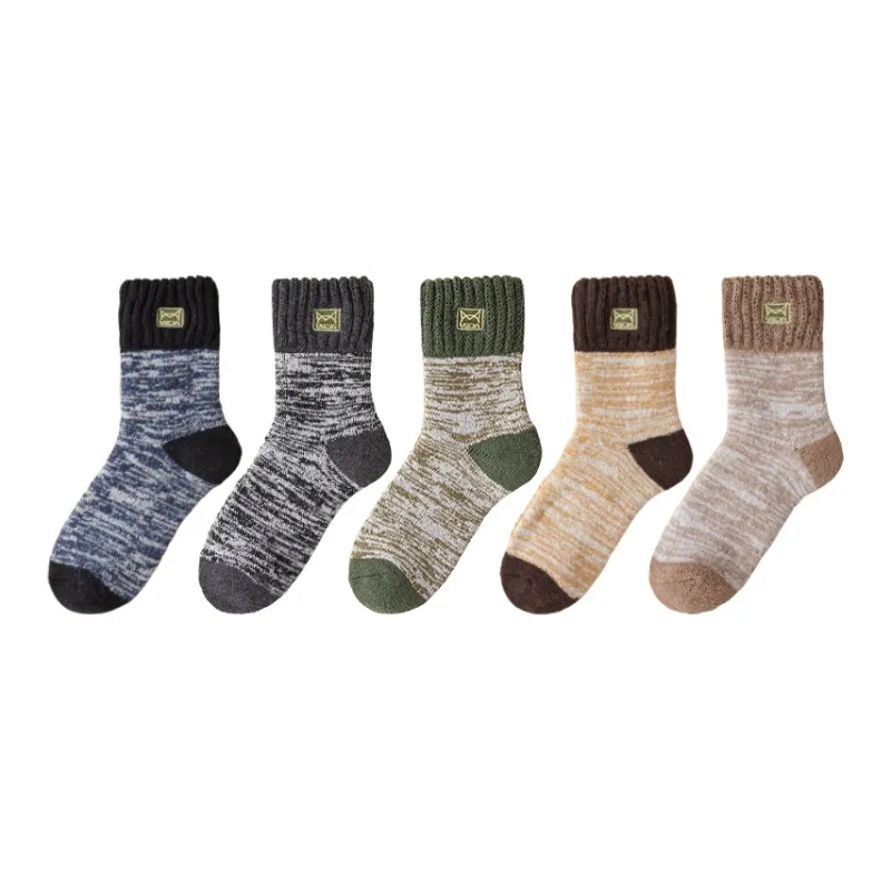 MIIOW Mid Calf Socks Men's Combo Set-5
