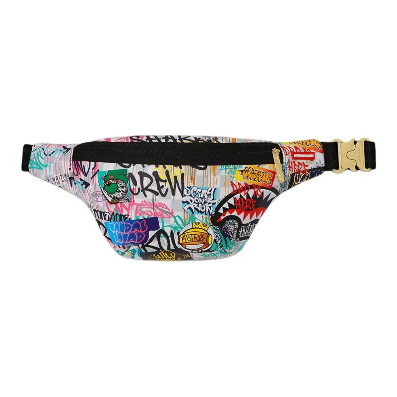 SPRAYGROUND Artificial Leather Fanny Pack Unisex Multicolor-0