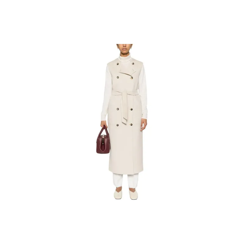 MaxMara Double Breasted Belted Coat-2