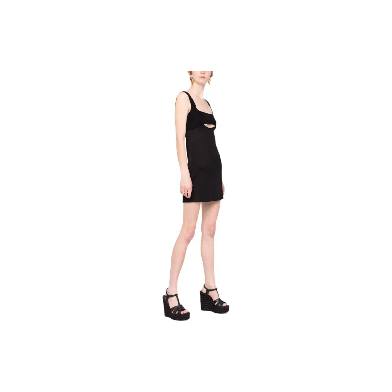 SAINT LAURENT Cut Out Mini Dress-6