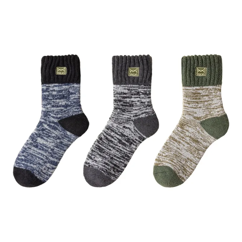 MIIOW Mid Calf Socks Men's Combo Set-0