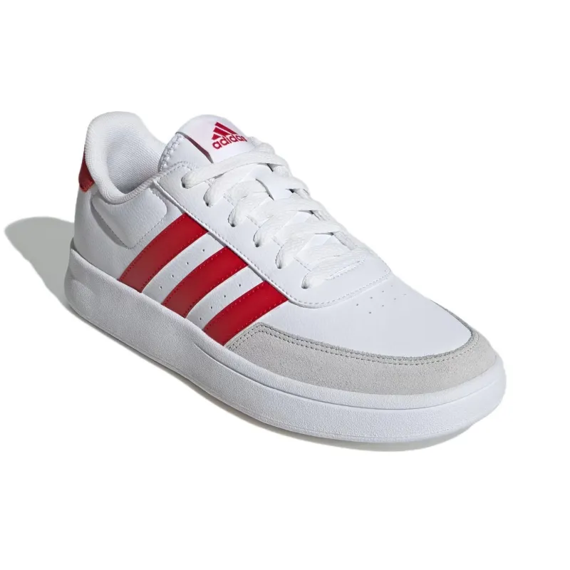 Adidas BREAKNET 2.0 Anti Slip Wear Resistant Low Top Skateboard Shoes Men's White-2