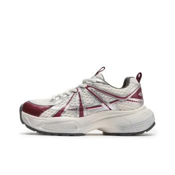 Hotwind Chunky Sneakers Women's Beige Red
