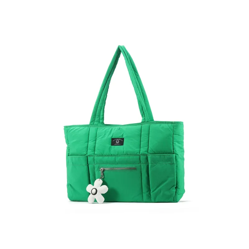 Gudair Nylon Fabric Shoulder Bag Tote Shoulder Bag Large Size Women's White/Black/Green/Dusty Blue-13