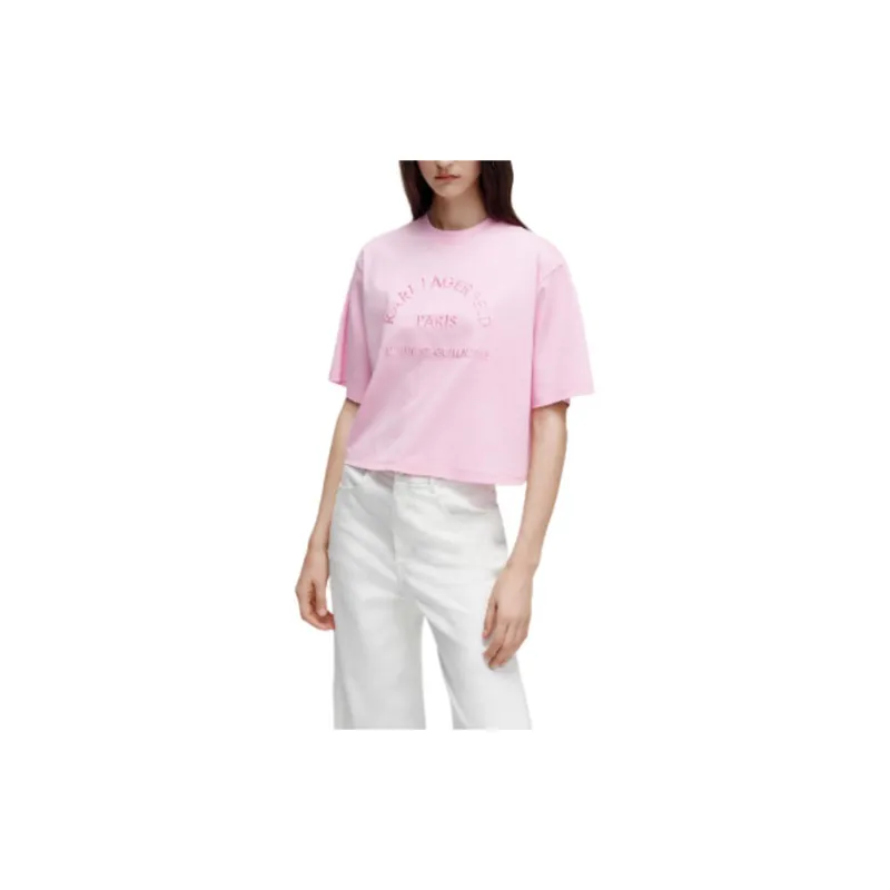 KARL LAGERFELD T Shirt Women's Pink-3