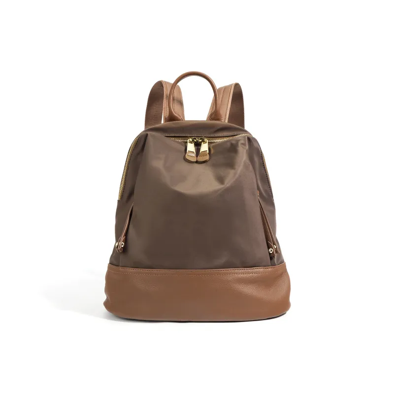 NIUMJ Top Grain Cow Leather Backpack Regular Women's Multicolor-2