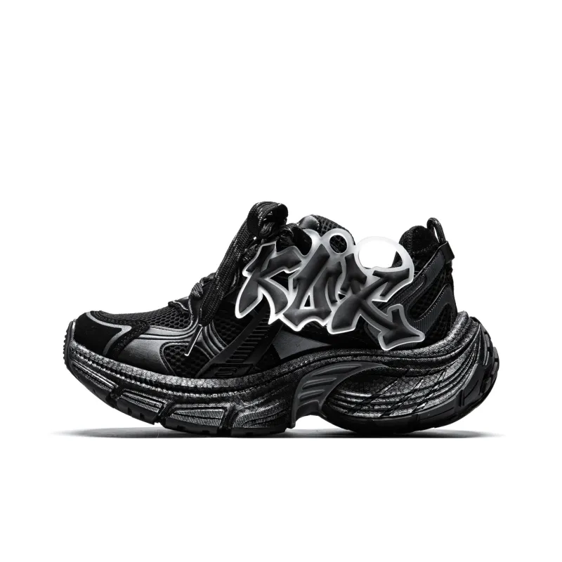 KUX Cushioning Anti-Slip Wear-Resistant Breathability Low-Top Chunky Sneakers Unisex Box Included-1