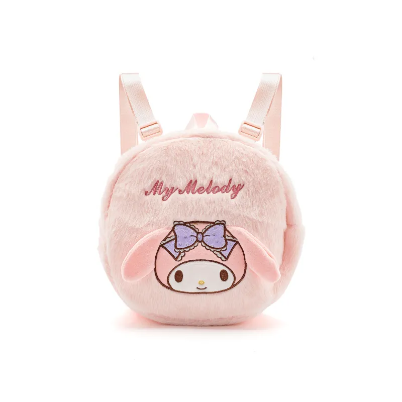 Sanrio Melodi Polyester Backpack Regular Unisex Pink-0