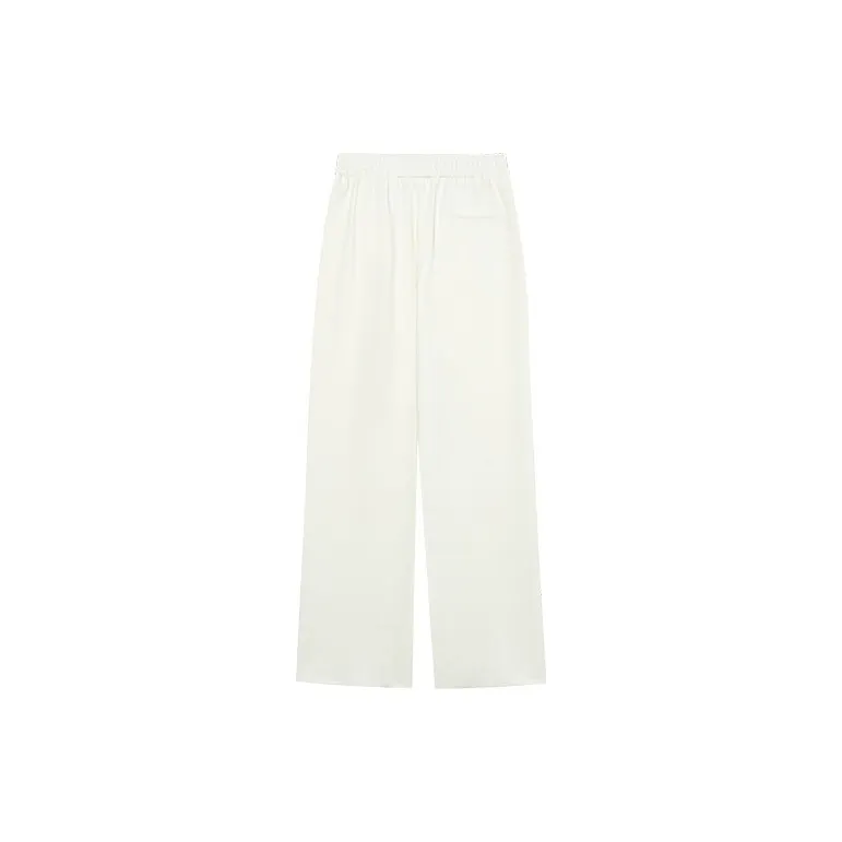 YANGZHIDAO Casual Pants Women's Oat Milk White-1
