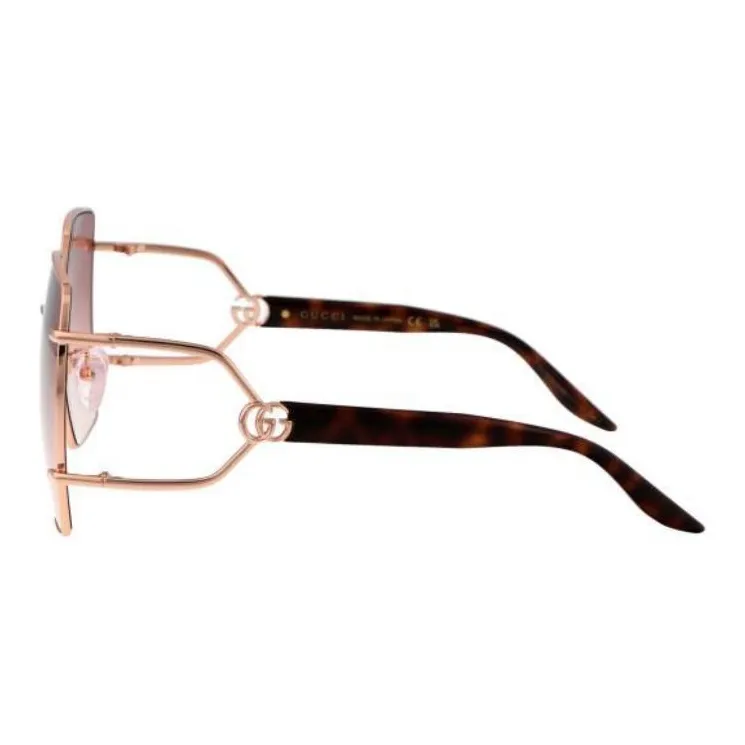 GUCCI Double G Oversize frame Sunglasses-2
