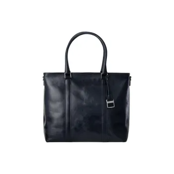 SAMSONITE Cow Leather Tote Bag Shopping Bag Shoulder Bag Crossbody Bag Handbag Unisex Marine Blue