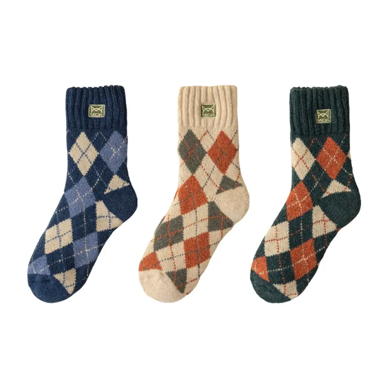 MIIOW Mid Calf Socks Men's Combo Set-2