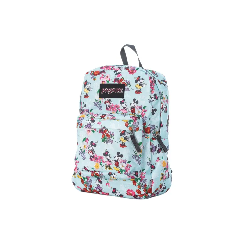 JanSport X Disney Collaboration Polyester Backpack Medium Size Unisex Mickey Print-2