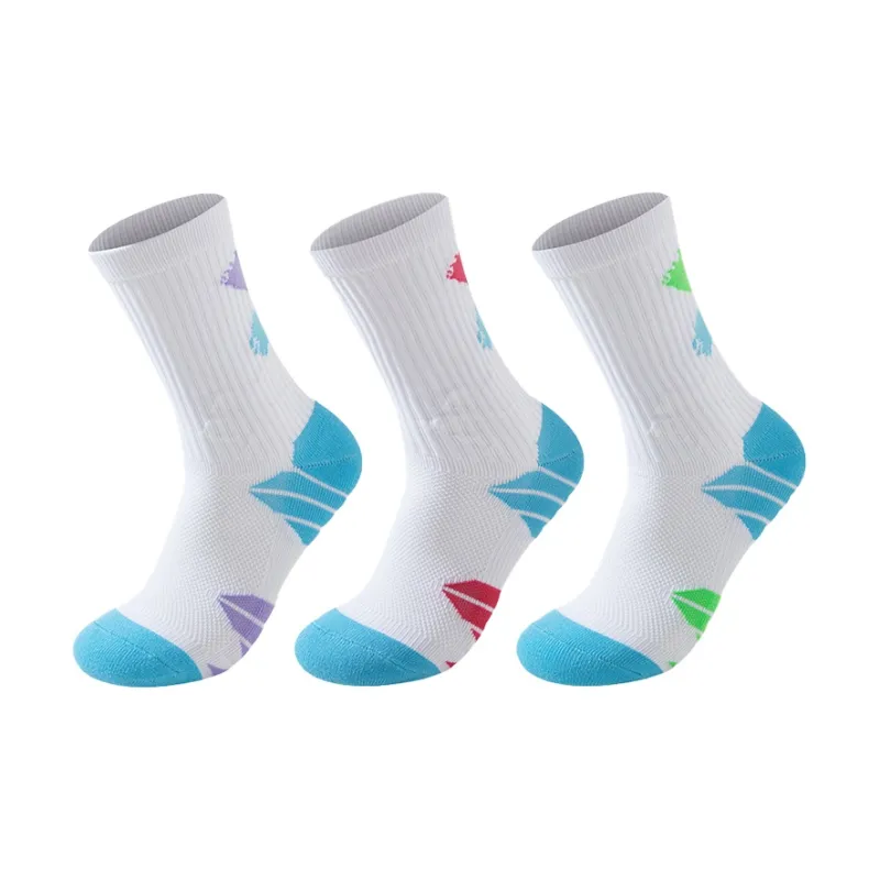 MIIOW Trend Party Series Basketball Socks Unisex 3 Pack-13