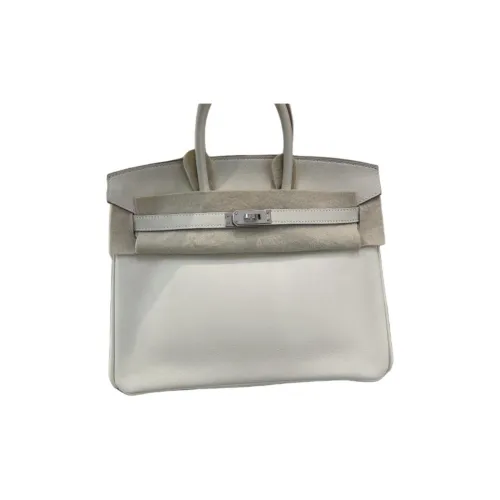 HERMES Birkin Swift Leather Birkin Bag Handbags Women's 10 Craie Milkshake White