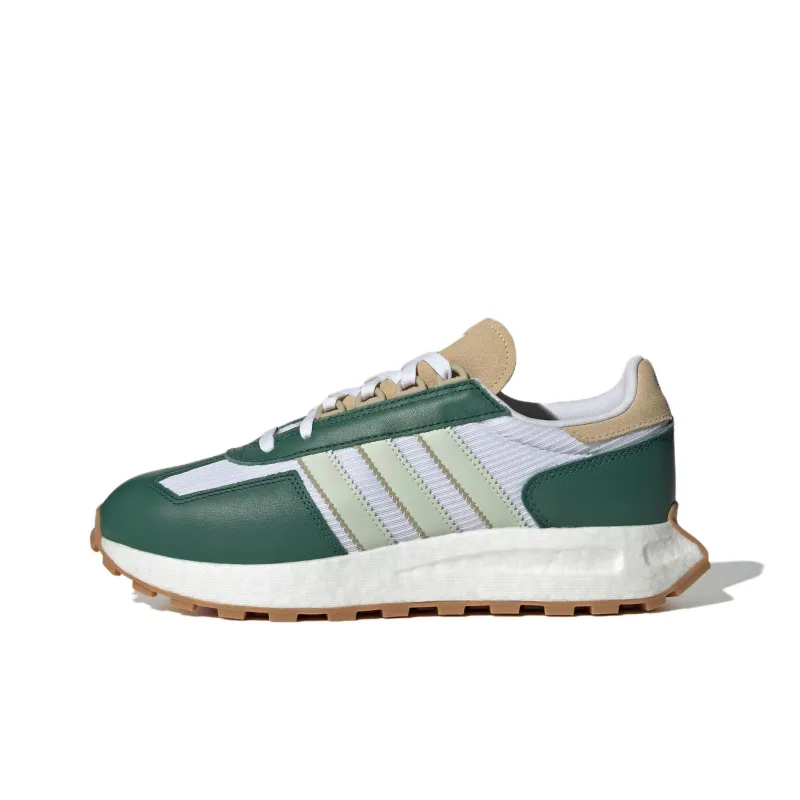 Adidas Originals Retropy E5 Anti Slip Wear Resistant Low Top Casual Shoes Unisex Green White-0