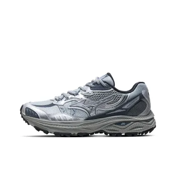 Mizuno Racer ADV Abrasion Resistant Low Top Running Shoes Unisex Silver