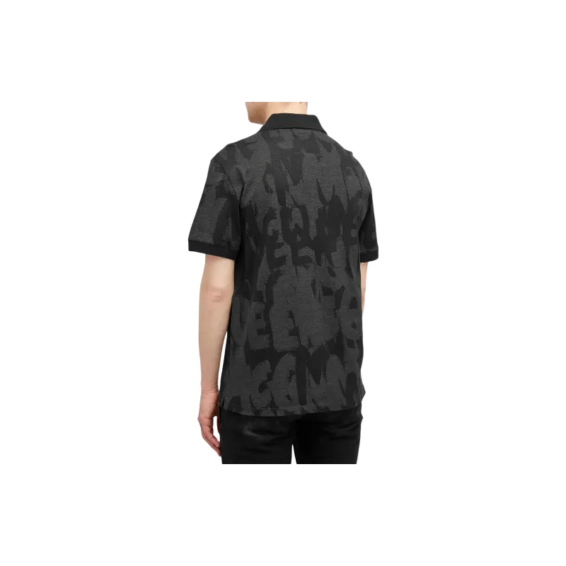 Alexander McQueen Graffiti Polo Shirt-2