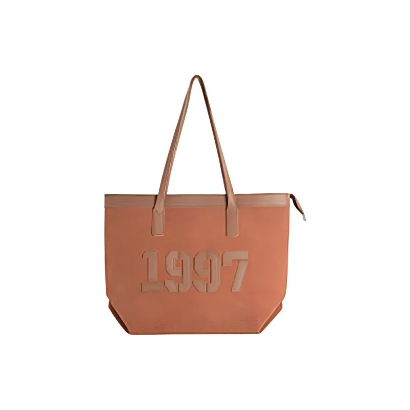 RKM Woolen Tote Shoulder Bag Regular Unisex Pink/Brown/Khaki-4