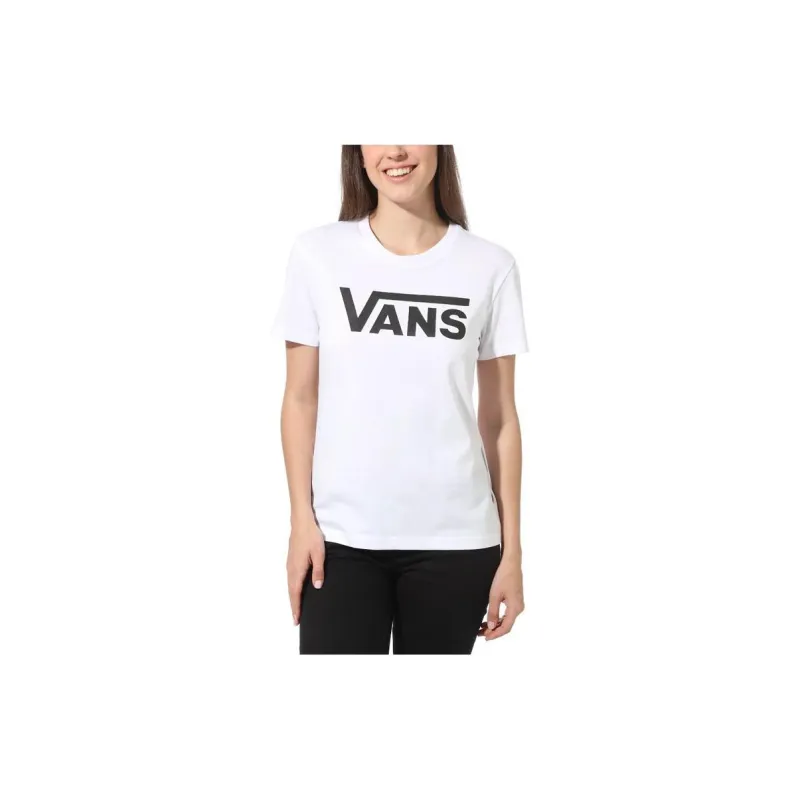 Vans Wm Flying V Crew T Shirt Women's White-2
