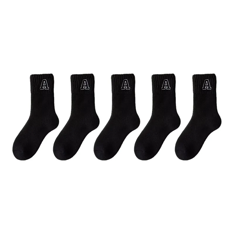 MIIOW Mid Calf Socks Women's Combo Set-8