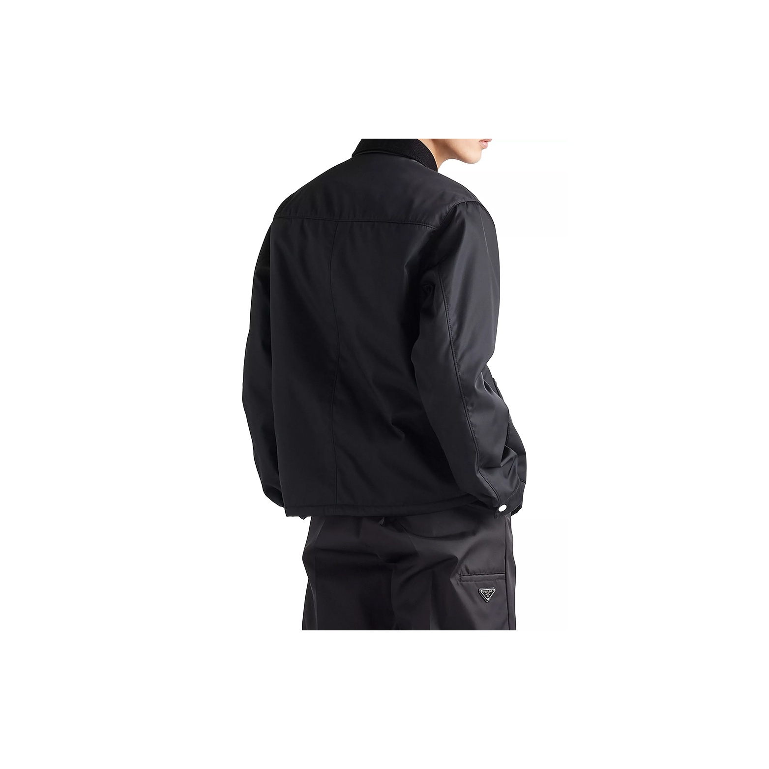PRADA Puffer Jacket Men's Black - POIZON