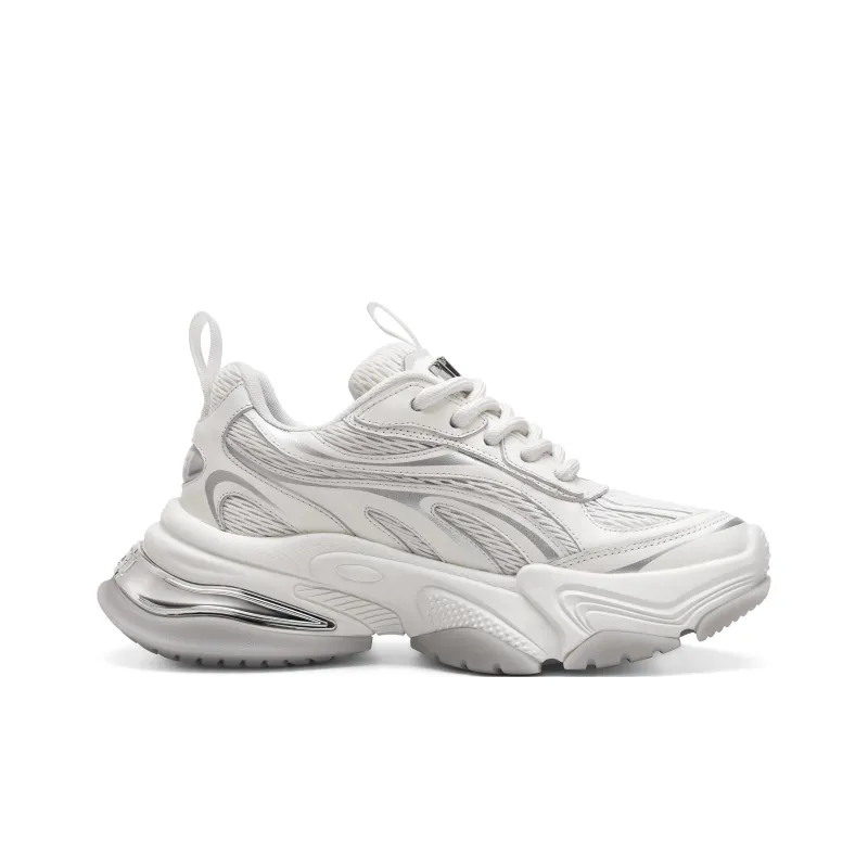 PMT Fashion Casual Cushioning Anti-Slip And Wear-Resistant Height Increasing Low-Top Chunky Sneakers Unisex-11