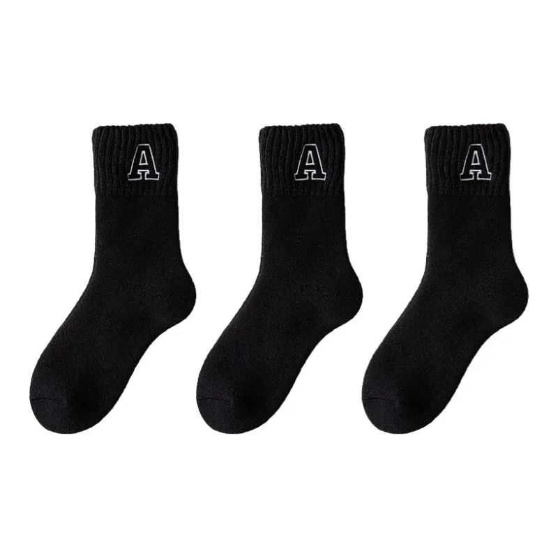 MIIOW Mid Calf Socks Women's Combo Set-3