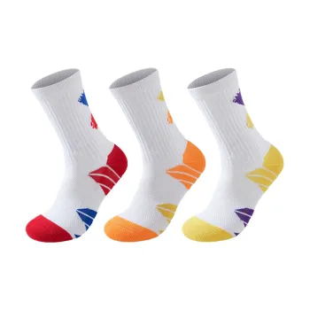 MIIOW Trend Party Series Basketball Socks Unisex 3 Pack