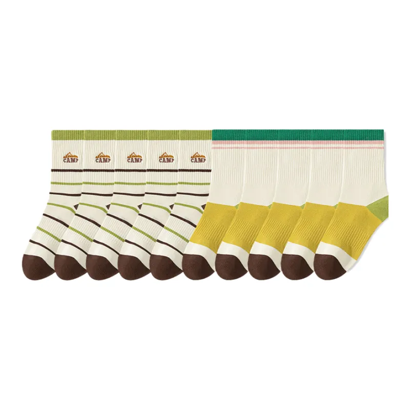 Lan Miao Mid Calf Socks Women's 10 Pack-6