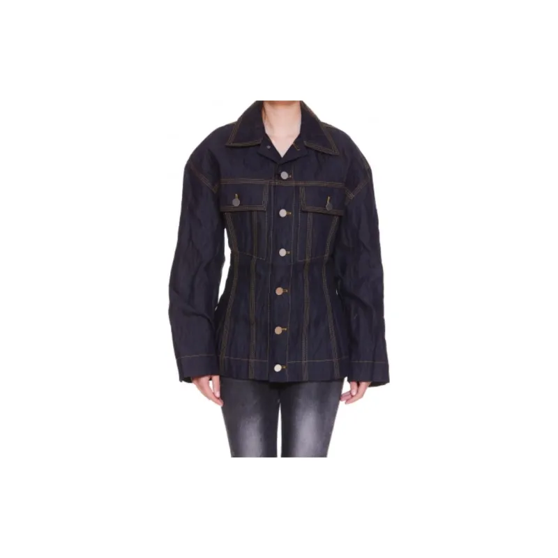 Bottega Veneta Jackets Women's Blue-3