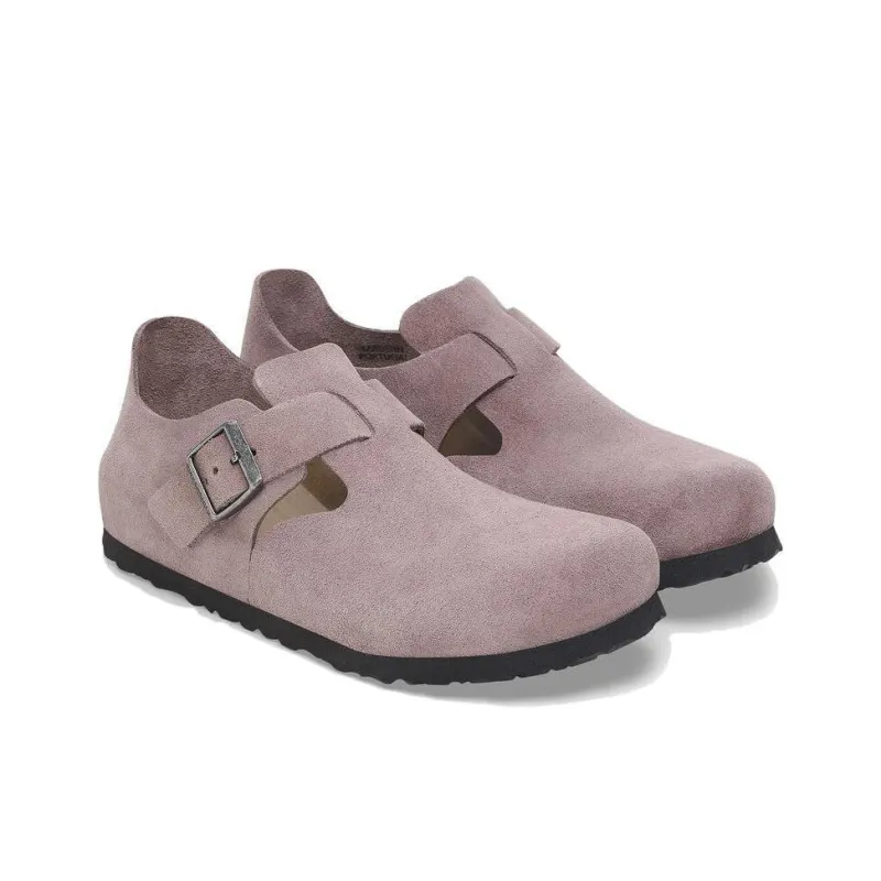 Birkenstock London Low Top Casual Shoes Unisex Purple-3