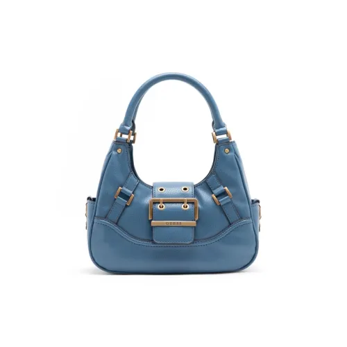 GUESS Artificial Leather Shoulder Bag Regular Women's Lake Blue