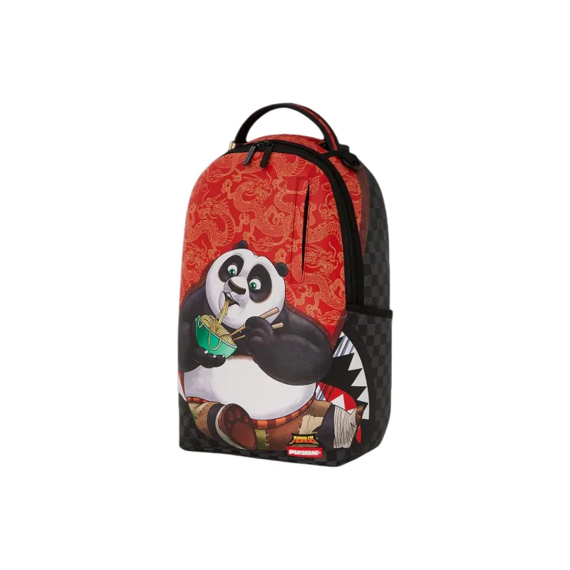 SPRAYGROUND Artificial Leather Backpack Unisex Red-2