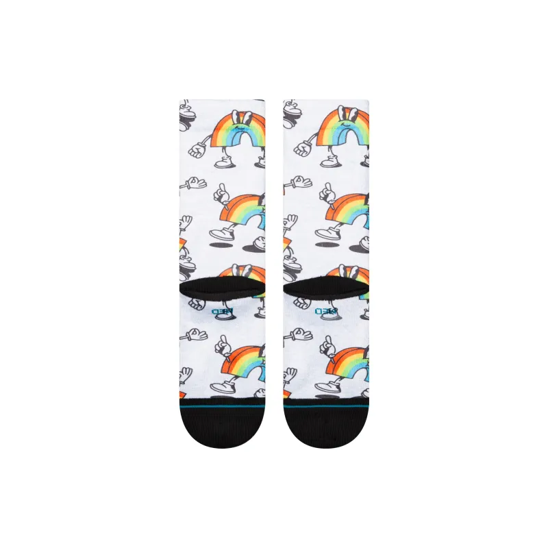 Stance Mid Calf Socks Unisex 1 Pack Rainbow-2
