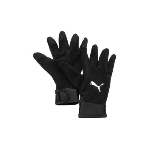 PUMA Polyester, Elastane Gloves Unisex Black